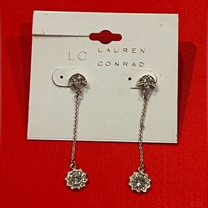 LAURA CONRAD gold tone dangling earrings